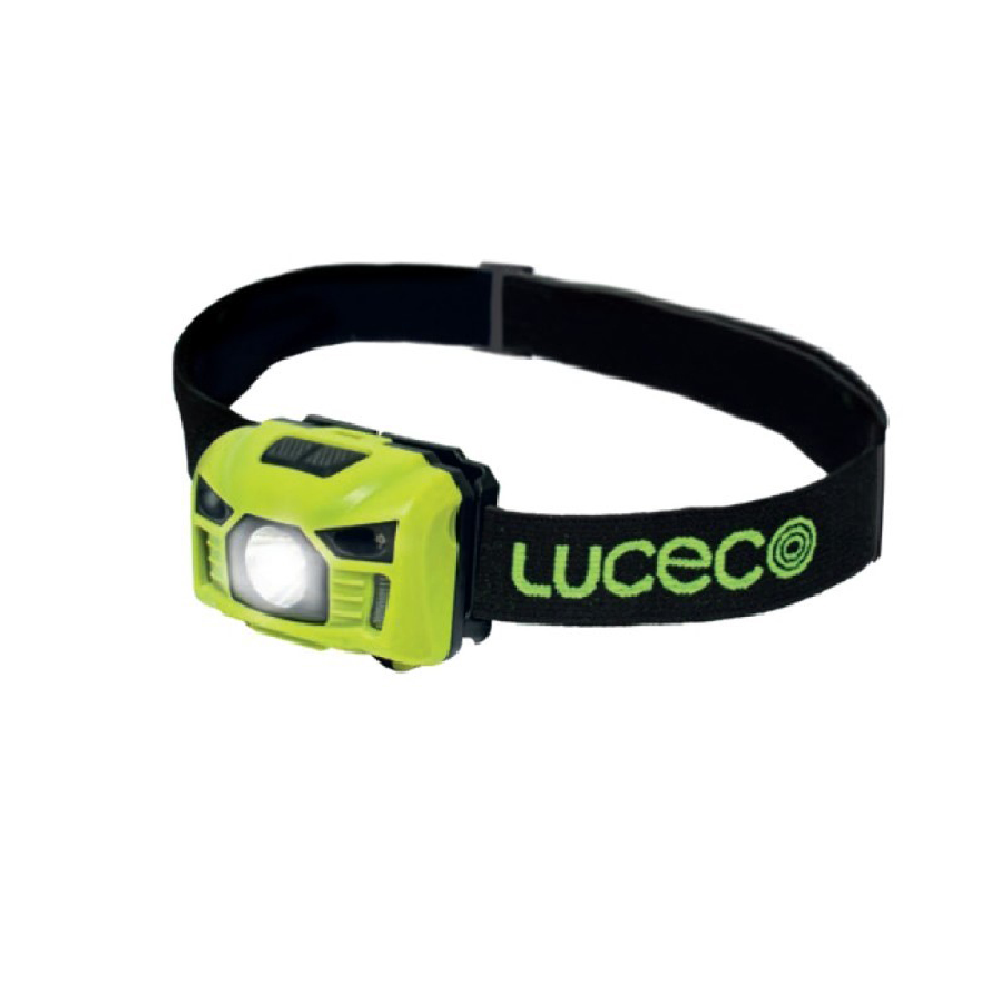 Luceco LED INSPECTION 150 LUMENS Head Torch 3W PIR Rechargeable